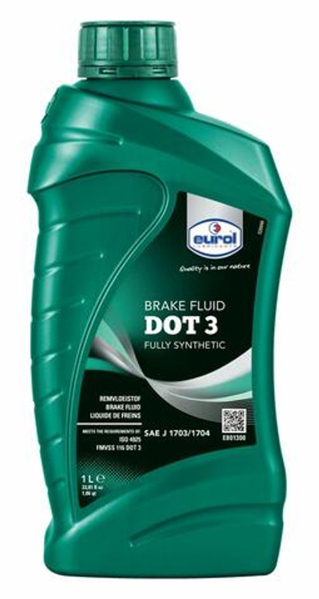 BREMSEVÆSKE SYNTETISK DOT 3 1 LITER