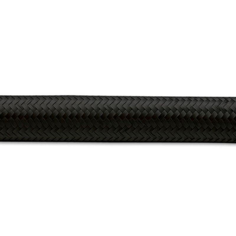 SLANGE AN6 FLETTET NYLON SORT - 10 FT.