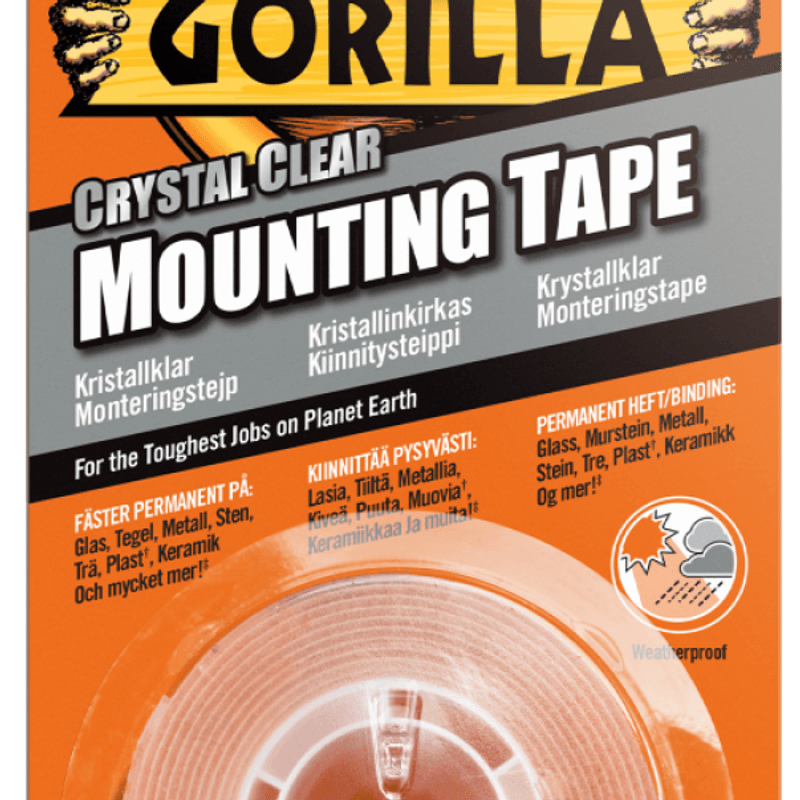 MONTERINGSTAPE GORILLA 25mmx1,52m (6) 3047101 